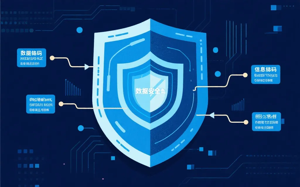 数据安全与加密流程示意图